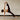 woman in yoga pose on non slip cork yoga mat #color_stone