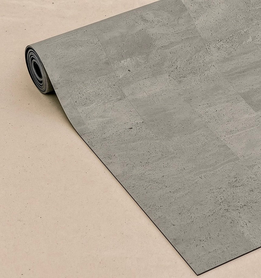 Rituil cork yoga mat non slip and non toxic in stone 
