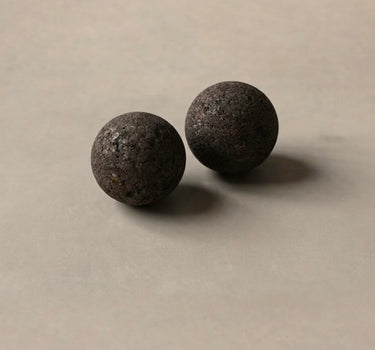 Rituil sustainable Portuguese cork massge balls set of two on concrete floor