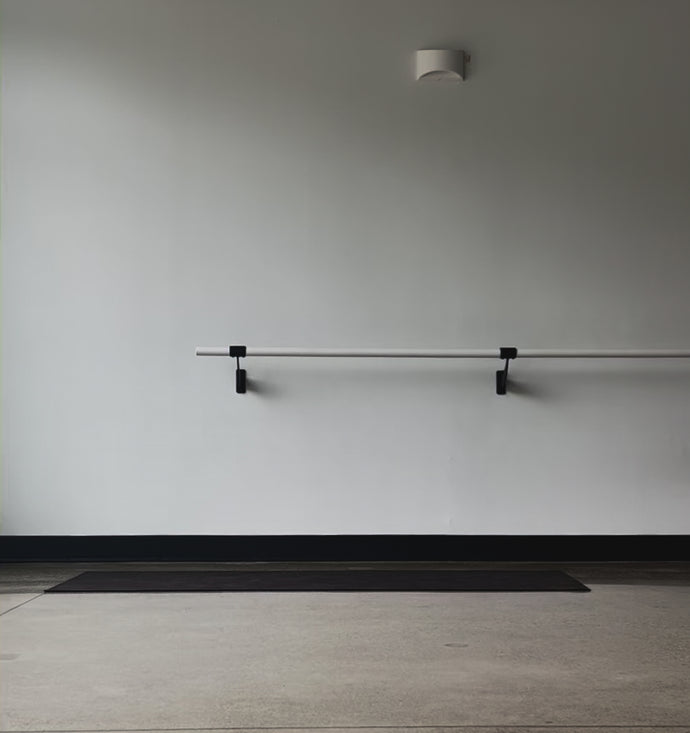 woman using meditaiton block