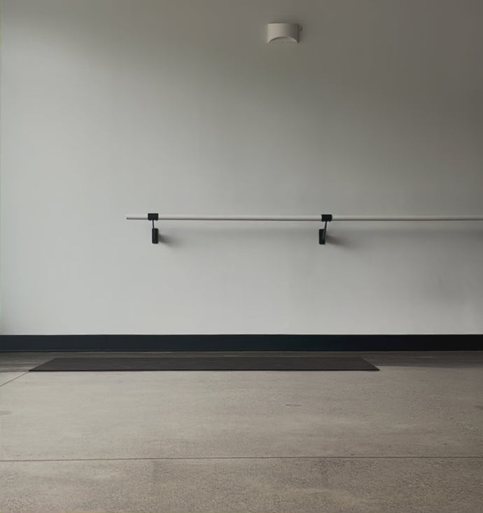 woman on rituil cork block and non slip cork mat