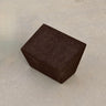 Two sustainable natural brown cork yoga blocks from Rituil, ideal for yoga and pilates practice and stretching exercises. #color_earth